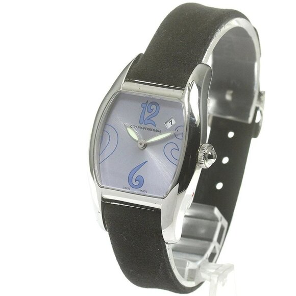 GIRARD PERREGAUX Richeville Date purple Dial Quartz Men's Watch - Picture 2 of 6